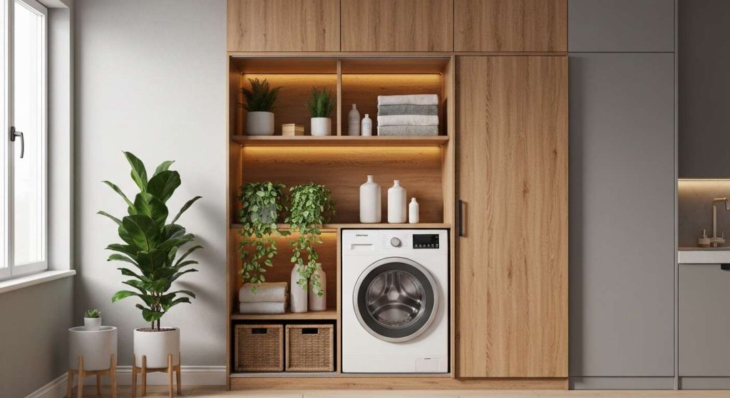 12 idee per nascondere la lavatrice