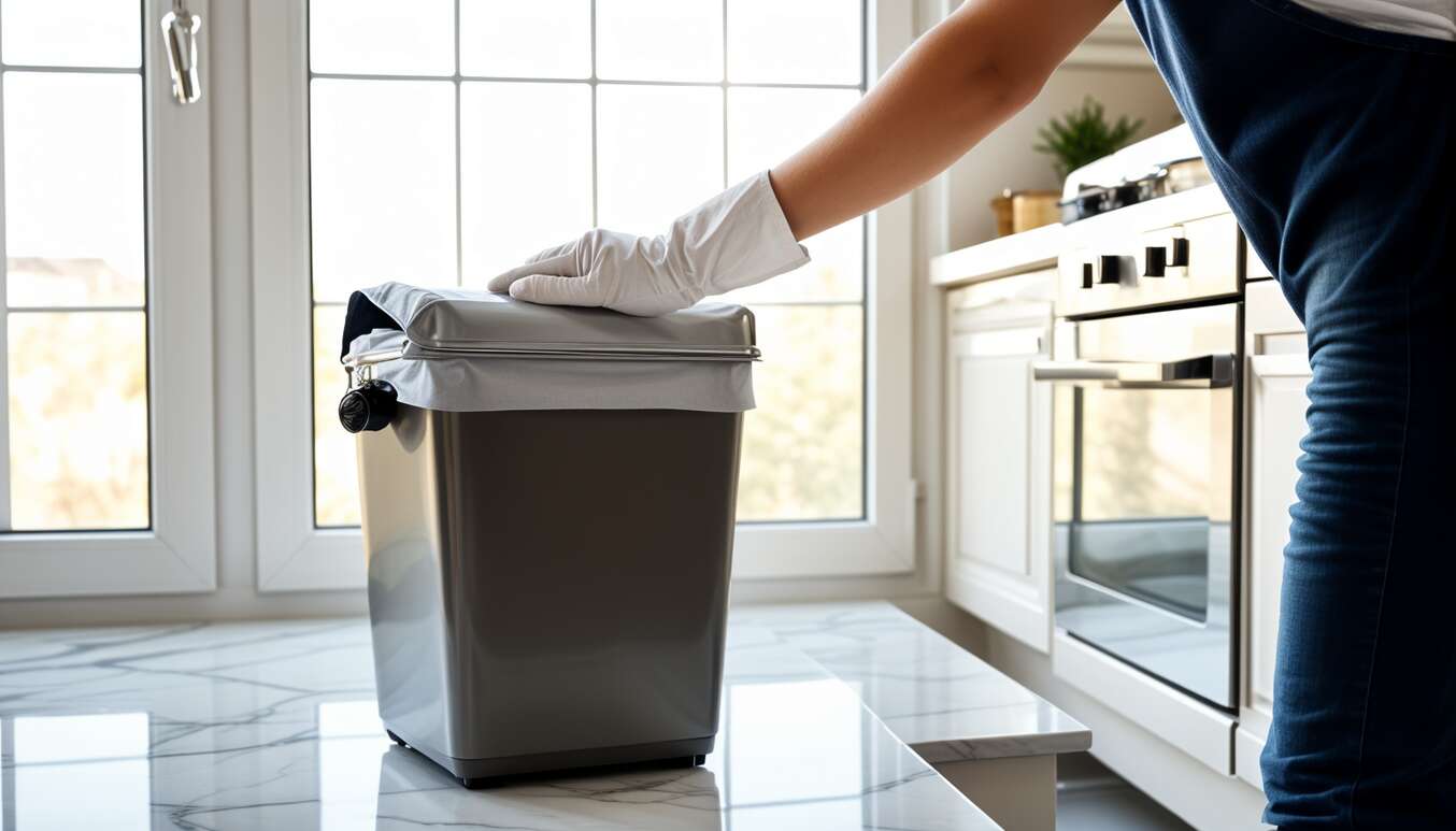 Con quale frequenza pulire i bidoni della cucina ?