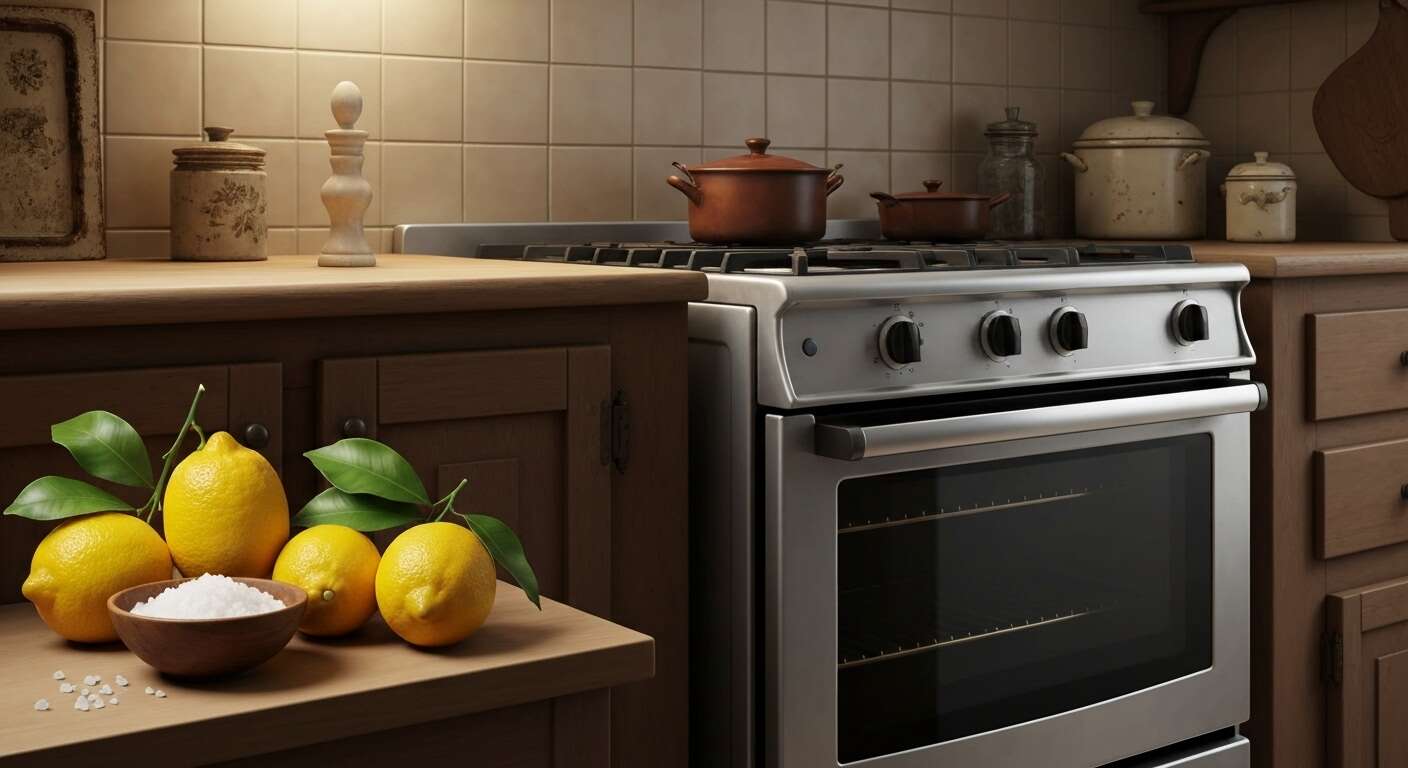 Citron et sel : la formule magique pour un four éclatant Citron et sel : la formule magique pour un four éclatant