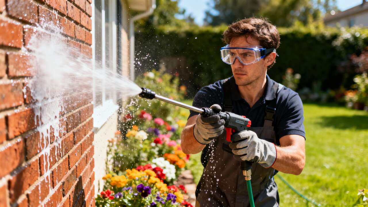 Posso pulire la mia facciata con un'idropulitrice ?