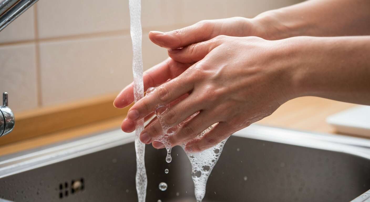 Le rôle de l'eau chaude et du savon dans le processus Le rôle de l'eau chaude et du savon dans le processus