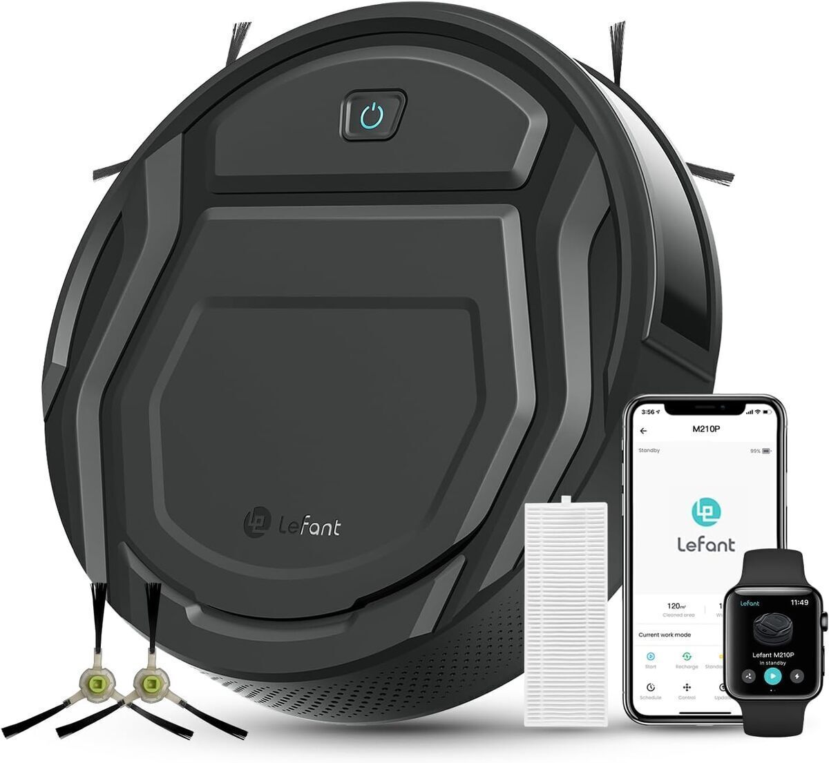 Recensione del robot aspirapolvere Lefant M210P 2200Pa ultra sottile