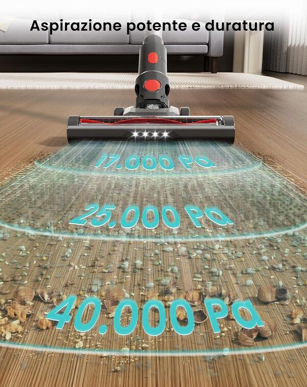 Scopri la recensione completa dell'aspirapolvere senza fili Lefant V1 con potenza 40000Pa, display LED touch e prestazioni professionali. Caratteristiche, vantaggi e opinioni dettagliate.