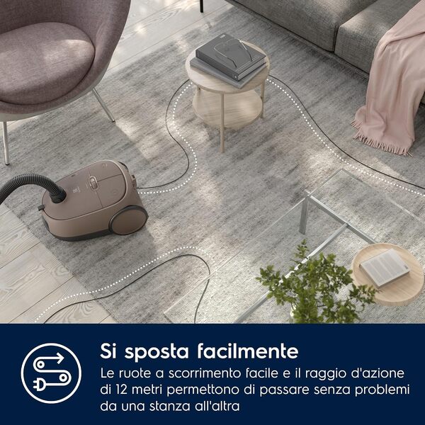 Scopri la nostra recensione completa dell'aspirapolvere Electrolux EB61C3WBL da 750W. Analisi dettagliata delle prestazioni, vantaggi e opinioni degli utenti su questo modello con sacco marrone noce.
