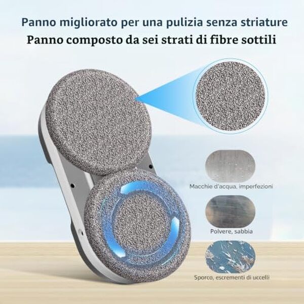 Scopri il robot lavavetri 4800-6400PA: tecnologia avanzata per vetri perfetti. Pulizia automatica, efficiente e intelligente. Recensione completa e dettagliata.