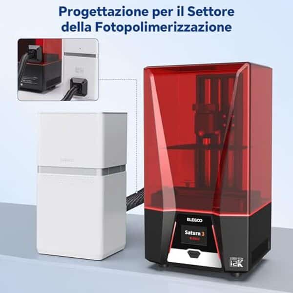Scopri il purificatore d'aria Elegoo Mars Mate con filtro a carbone attivo che rimuove il 95% dei TVOC. Analisi completa, prestazioni e vantaggi per una casa più salubre.