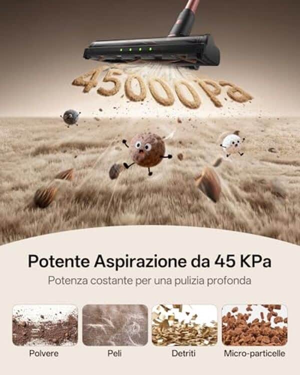 Scopri il nostro test dettagliato dell'aspirapolvere senza fili Vexilar V10Pro 45000Pa. Potenza, autonomia e efficienza a confronto: tutto quello che devi sapere prima dell'acquisto.