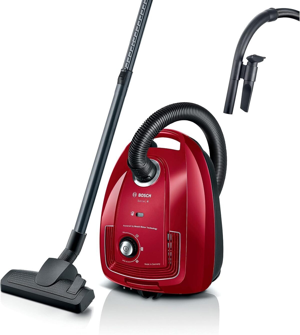 Recensione dell'aspirapolvere Bosch BGB38RD2 ProPower 850W rosso: scheda tecnica e opinioni