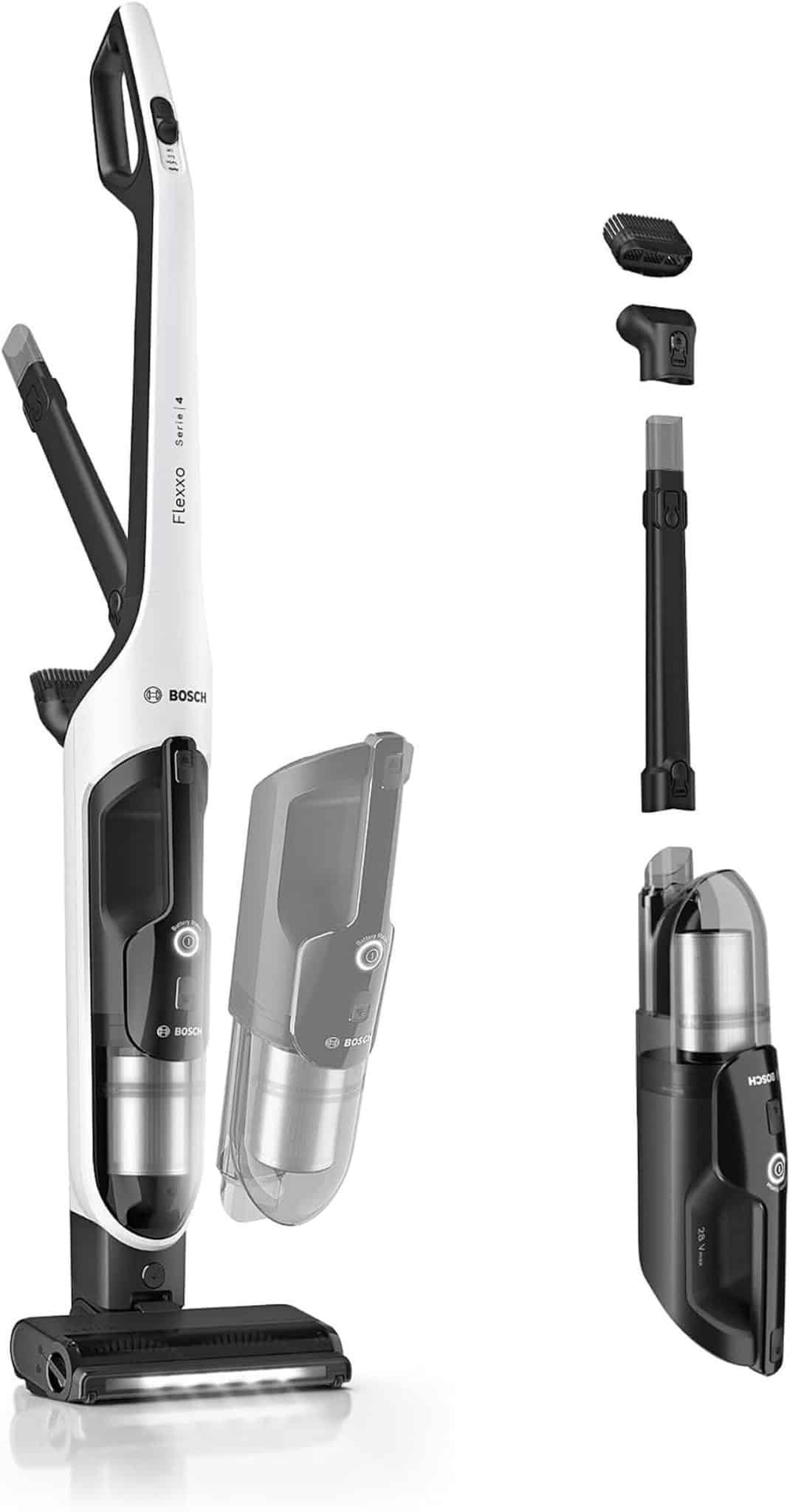 Test: aspirapolvere Bosch BKH4WN28 2in1 con LED, recensione e opinioni