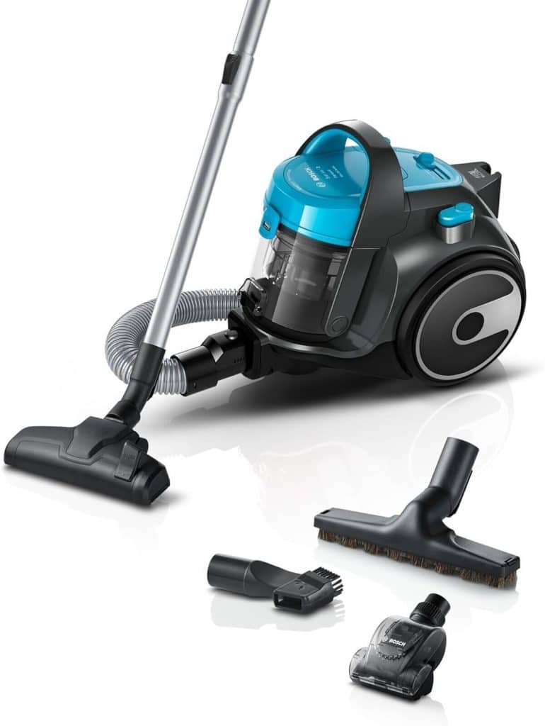 Test dell'aspirapolvere senza sacco Bosch BGS05X240: potente 700W